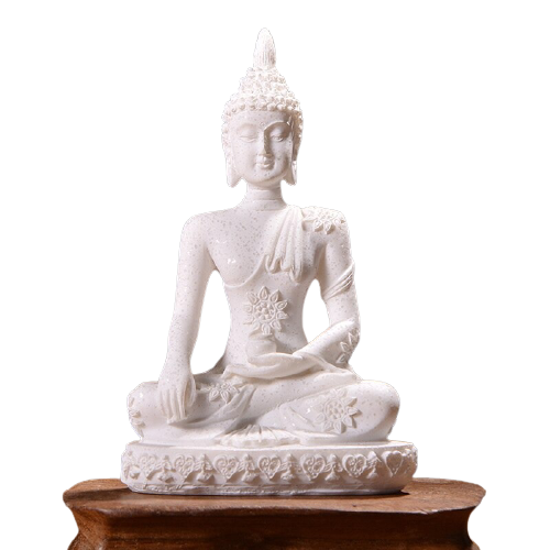 Escultura Meditação Buda FengShui Tailândia