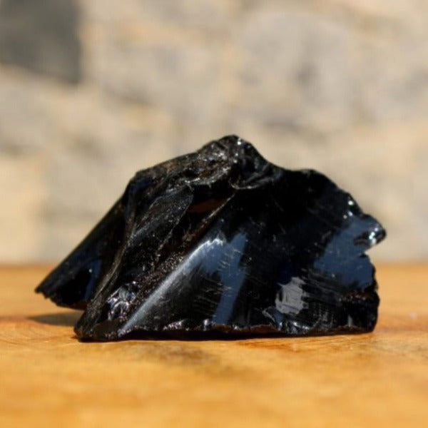 Obsidiana Negra Bruta
